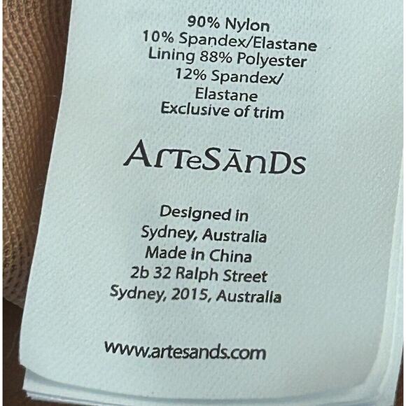 Artesands Salmagundi Multi Vermeer Bikini Top Size 14 Multicolored Ruffle NWT - Picture 12 of 14